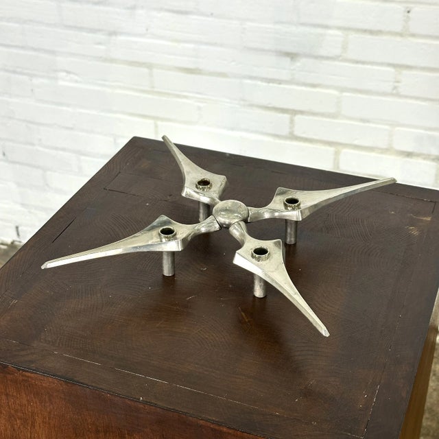 Star Nail Candlestick by Fritz Nagel and Caesar Stoffi For Sale - Image 7 of 11