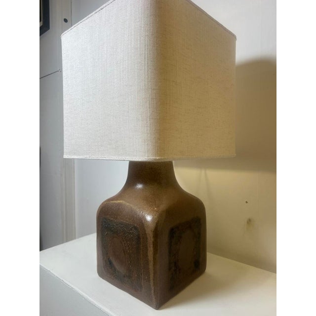 Mid-Century Modern Ceramic Table Lamp, Italy, 1970s, in Flawless conditions. Designed 1970 to 1979 European Plug (up to...