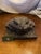 This vintage Austin Productions sculpture beautifully captures a realistic, textured toad in a classic seated pose. Cast...