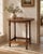 A small table with very good manners. This antique English occasional table dates to the early 20th century and combines a...