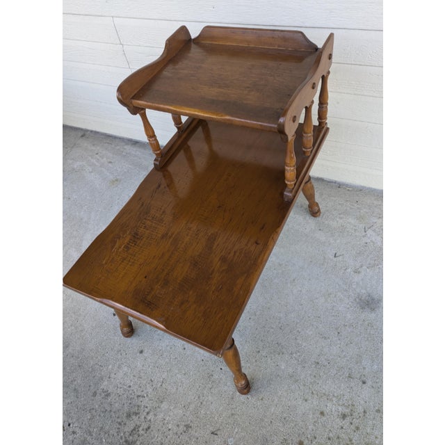 Vintage Mid-Century Tiered End Table/Side Table For Sale - Image 9 of 9