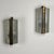 Metal Large Brass and Pressed Glass Sconces by Jacques Adnet, France, 1960s, Set of 2 For Sale - Image 7 of 18