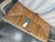 Vintage Persnickety Ladderback Rustic Farmhouse Bench For Sale - Image 11 of 12