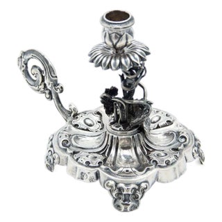 Silver Paddle with Vine Reliefs For Sale