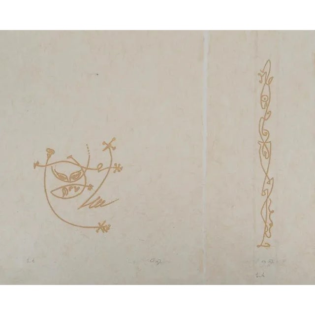 André Masson, Cosmic Kiss, Original Signed Engraving For Sale - Image 6 of 6