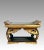 A black/ebony and gilt / gold rectangular altar style display stand for displaying a vase, statue, carving or any of your...