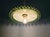 Art Deco Pendant Light in White Opaline Glass and Uranium Glass, France, 1920s For Sale - Image 10 of 12