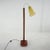 German floor lamp from the 1950s. The wooden part was carefully refurbished, new wiring with step-on switch. Bulb: 1 x...