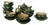Ceramic Tableware from Chamonix, 1960s, Set of 9 For Sale