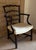 Wood Antique Early 19th Century English George III Carved Mahogany Ribbon Back Arm Chair, Circa 1800 For Sale - Image 7 of 15