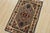 A traditional tribal Heriz rug hand-knotted with an all-wool pile on a cotton foundation. This oriental rug features a...