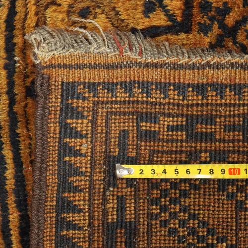Textile Vintage Bukhara Rug, Afghanistan For Sale - Image 7 of 8
