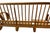Wood 1970s Vintage Paul Frankl Style Rattan 3/4 Pretzel Sofa For Sale - Image 7 of 11