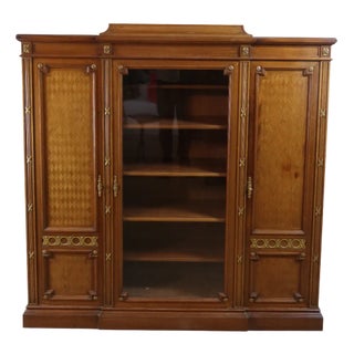 Napoleon III Library in Wood For Sale