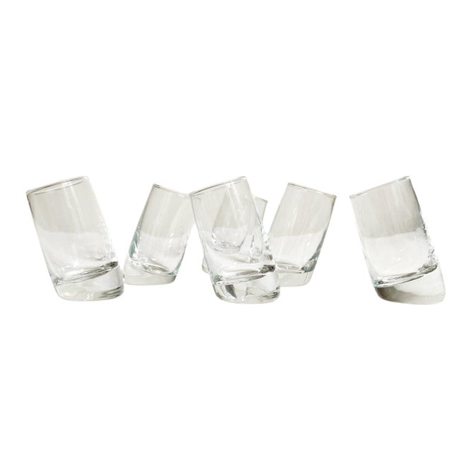Elevate your drinking experience with the MCM Slanted Shot Glasses, a stunning set of four uniquely shaped glasses that...
