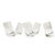 Elevate your drinking experience with the MCM Slanted Shot Glasses, a stunning set of four uniquely shaped glasses that...