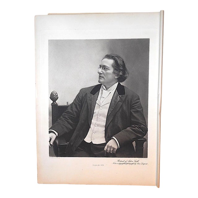 Antique Photogravure-Theodore Thomas- First Renowned American Orchestral Conductor-Folio Size For Sale