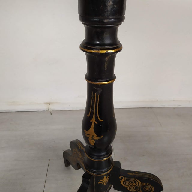 Napoleon III Flower Pedestal Table For Sale - Image 13 of 18