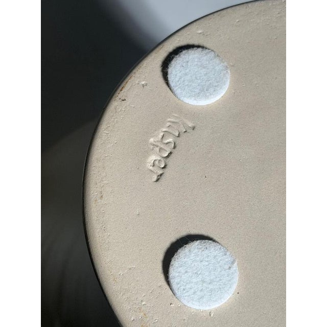 Ecru Glaze Ceramic KM175 Vase from Mobach For Sale - Image 3 of 6