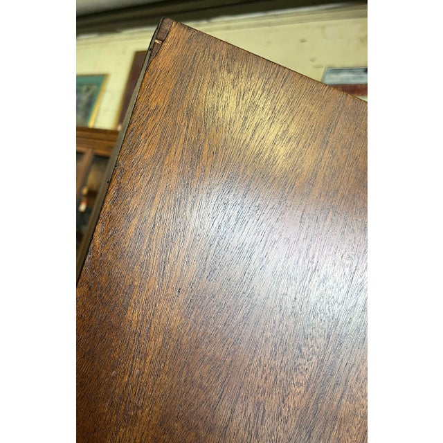 Wood Mid 20th Century English Art Deco Wardrobe For Sale - Image 7 of 12