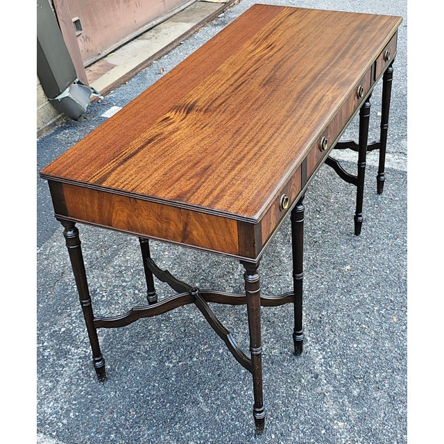 William French Minneapolis Mahogany Writing Desk, Circa 1890s For Sale In Washington DC - Image 6 of 16
