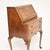 Brown Vintage Writing Desk in Burr Walnut, 1920s For Sale - Image 8 of 11