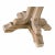 60-77" Round to Oval Extendable Solid Wood Dining Table by Essentials for Living For Sale In Washington DC - Image 6 of 7
