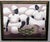 Original oil on canvas painting, signed Nini at the lower right. This striking modern folk-art style composition features...