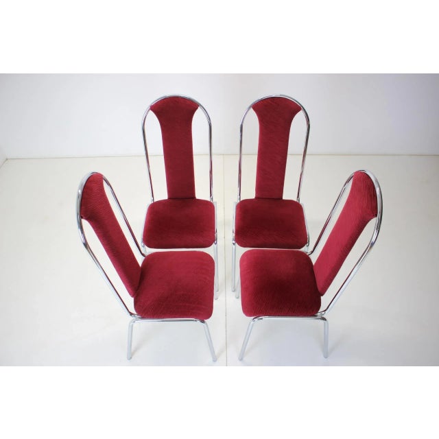 Dining Chairs from Kovobel, Czechoslovakia, 1980s, Set of 4 For Sale - Image 3 of 11