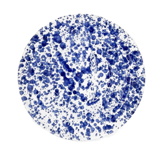 This hand-painted ceramic soup bowl is great for serving your favorite dishes or looks great as decor. Hues of cobalt and...