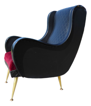 Italian Relax Lounge Chair in the style of Marco Zanuso, 1950s