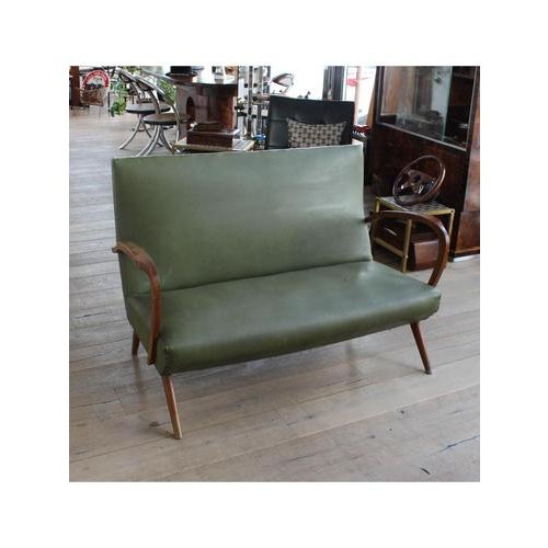1960s Sage 2-Seater Sofa, 1960s For Sale - Image 5 of 12