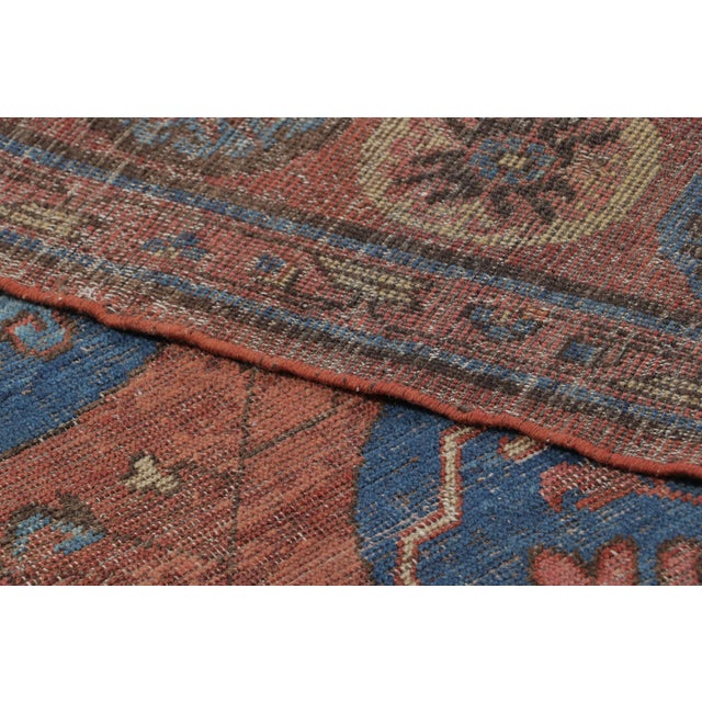 Textile Antique Khotan Rug With Blue Medallions and Colorful Florals - Rug & Kilim For Sale - Image 7 of 7