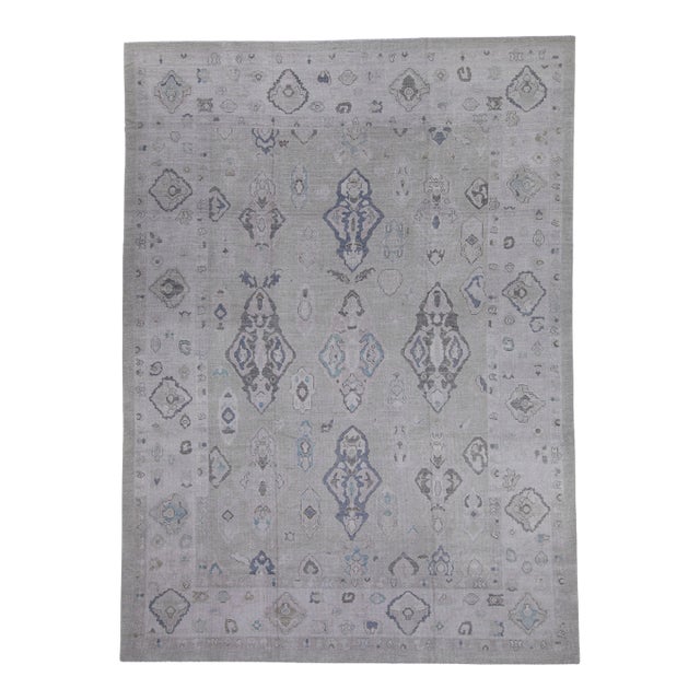 Turkish Oushak Rug 10'5" x 14'4" For Sale