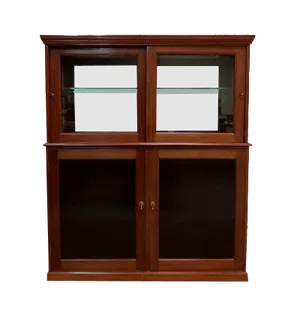 20th Century Mahogany Shopping Showcase