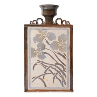 Evelyn LaMers Studio Pottery Vase For Sale