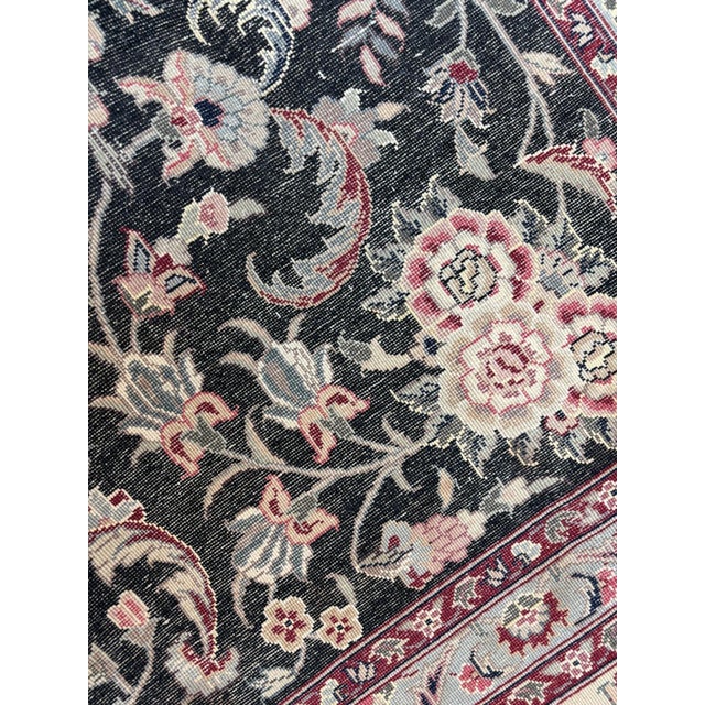 1990s Sino Persian Tabriz Rug , 8'7" X 11'8" For Sale - Image 5 of 6