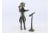 Silver Conductor Figure with Baton and Staff For Sale - Image 4 of 8