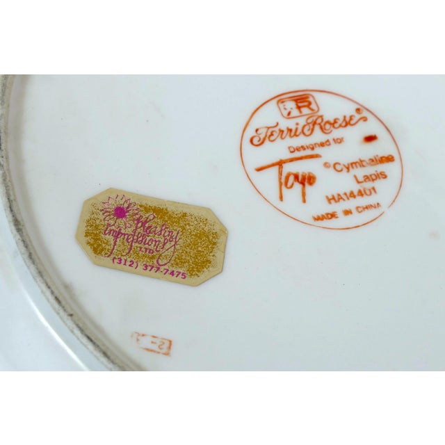 Cymbaline Lapiz Platter by Terri Roese for Toya For Sale In Tampa - Image 6 of 6