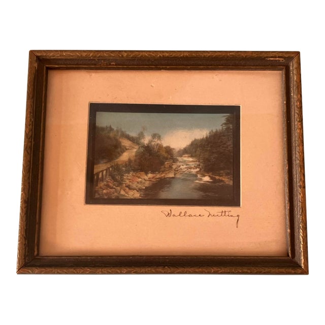 1900s Massachusetts Landscape by Wallace Nutting. For Sale