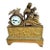 French Gilt Bronze Figural Mantel Clock, 19th Century For Sale