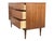Wood Mid-Century Modern Walnut 6-Drawer Credenza With Integrated Wood Pulls For Sale - Image 7 of 11