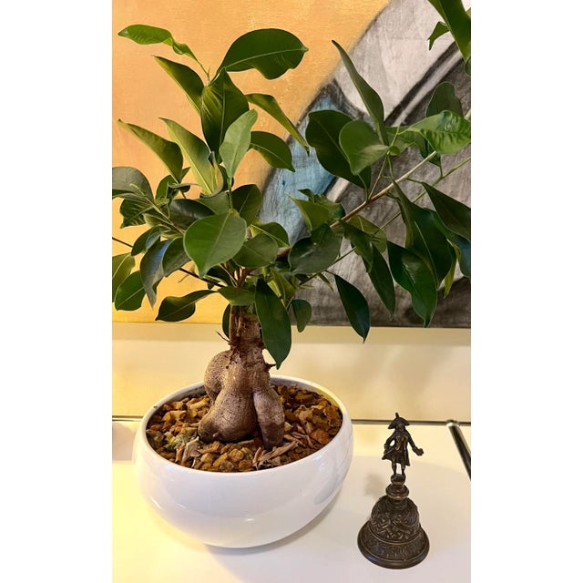 Bronze miniature dinner bell acquired from an antique store in Estoril, Portugal. The small size and a beautiful 'ring'...