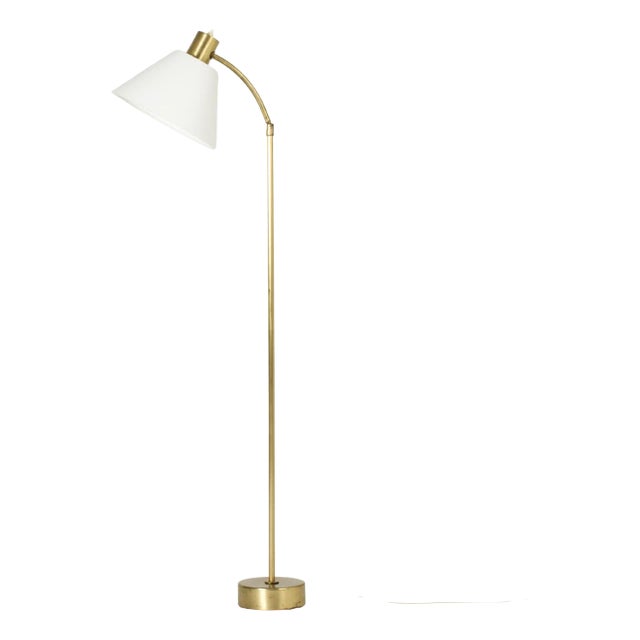 Vintage Brass Floor Lamp from Philips, 1950s For Sale