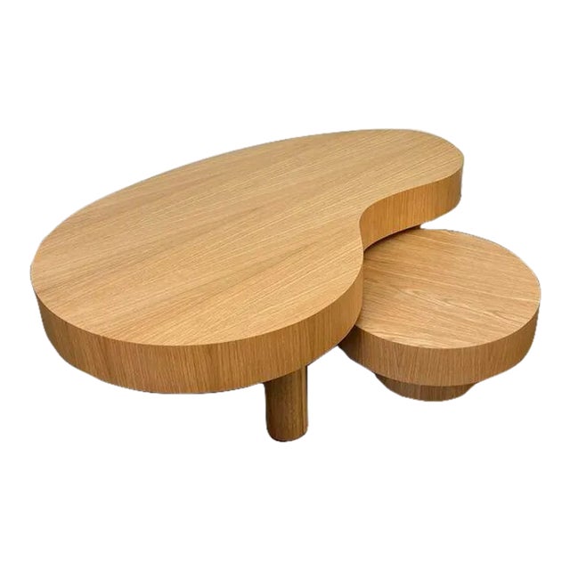 XL Version Kidney Two-Tiered Coffee - 2 Pieces For Sale