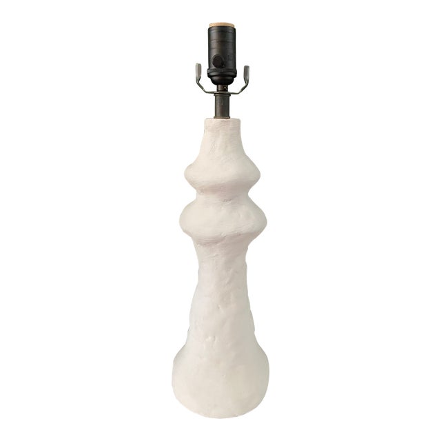 Organic Handmade Plaster Lamp For Sale