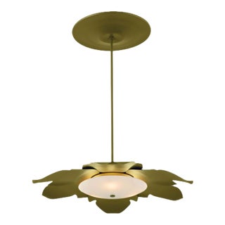 Urban Electric "Walska" Pendant Lamp - Custom Yellow Finish For Sale