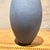 Ceramic Contemporary Modernist Pottery Vase Dark Gray Horizontal Texture For Sale - Image 7 of 13