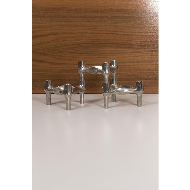 Vintage BMF Candlesticks, Set of 3 For Sale - Image 3 of 6