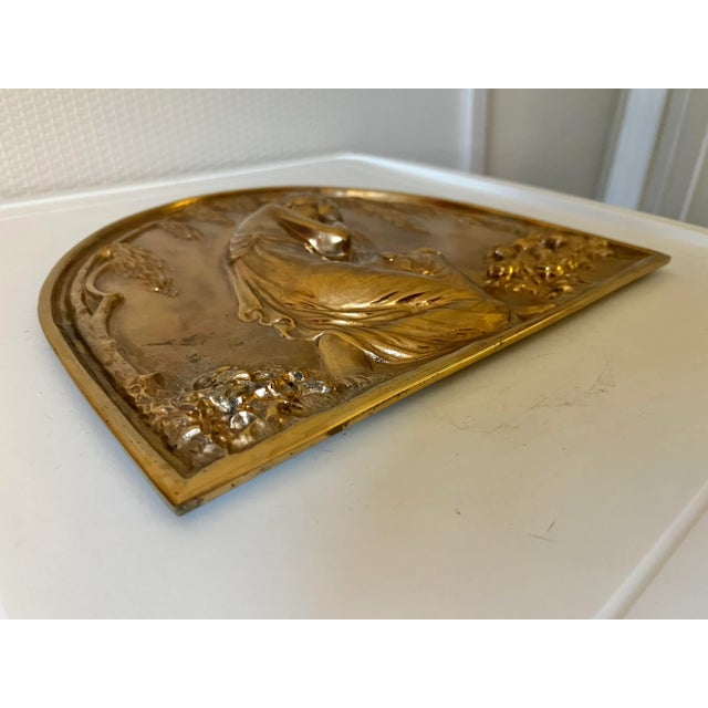 Vintage Bas Relief Arched Wall Hanging For Sale In West Palm - Image 6 of 10